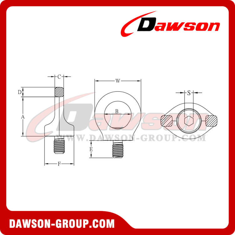 DS084 G80 Eye Type Rotating Ring - Dawson Group Ltd. - China Factory, Supplier
