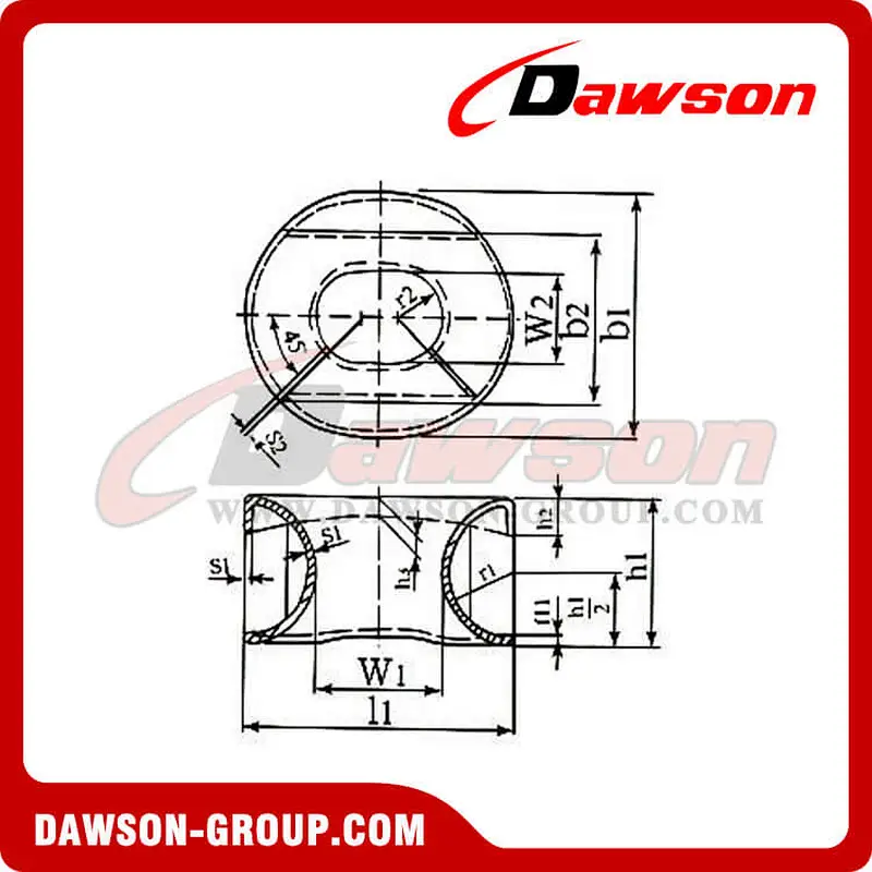 DIN 81915 Type A Chock