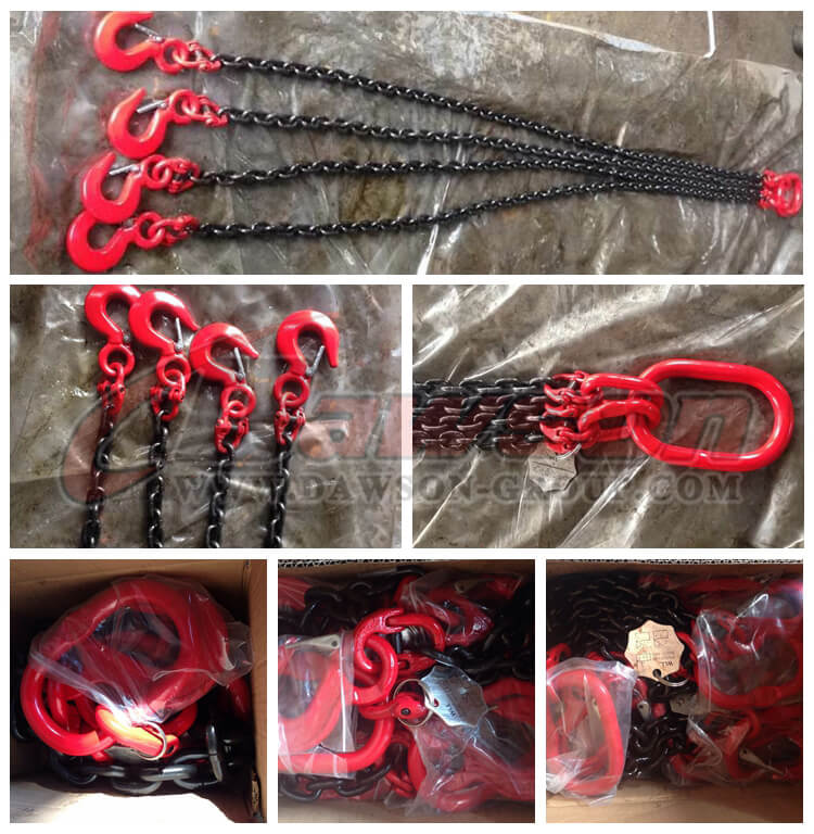 G80 Double Leg Chain Sling, G80 Double Leg Chain Sling for Lifting & Lashing - Dawson Group Ltd. - China Factory, Supplier