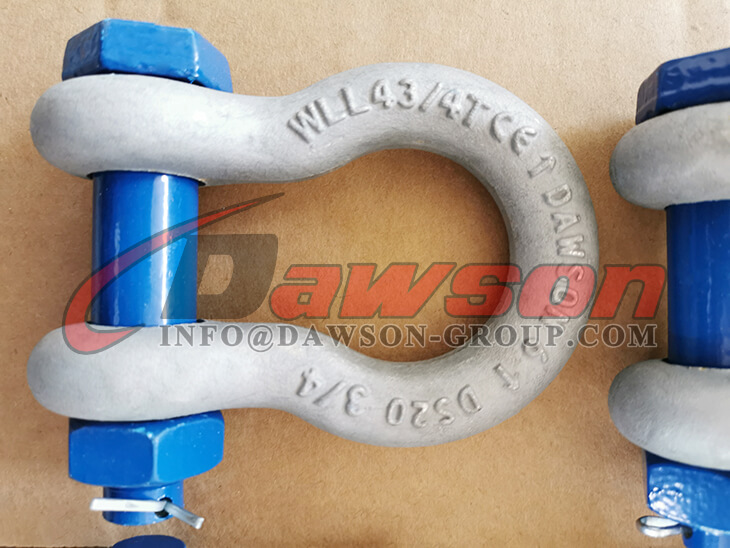 EN 138892003+A12008 Anchor Shackle, S6 Bolt Type Anchor Shackle - Dawson Group Ltd. - China Manufacturer, Factory, China