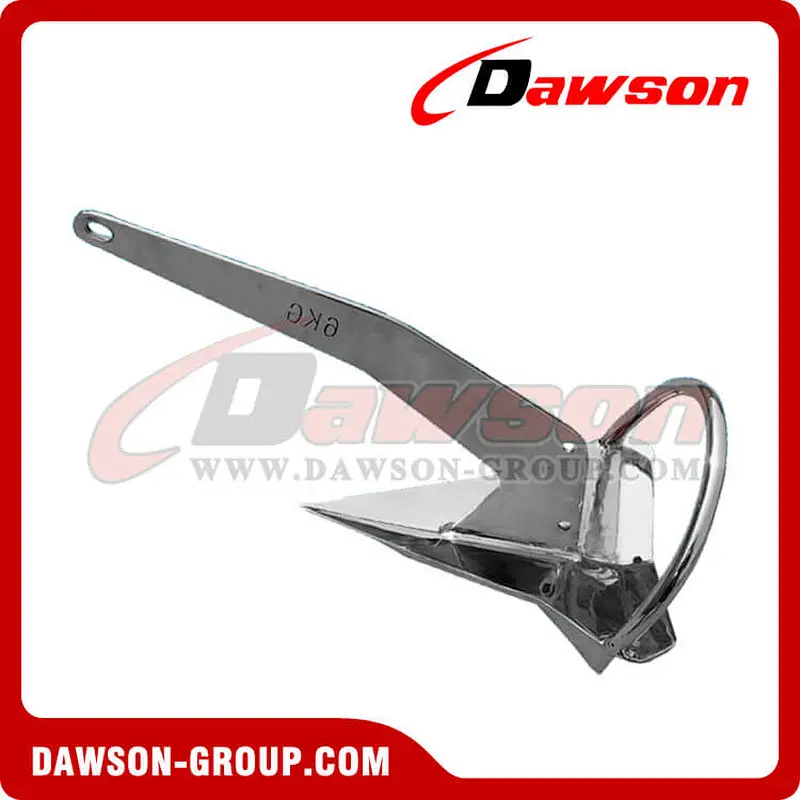 Stainless Steel 316 Marine Delta Anchor / SS316 Mirror Polished Marine Boat Anchor