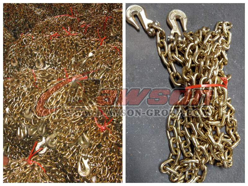USA Standard Chain Assembly With Clevis Hooks Each End - Dawson Group Ltd. - Manufacturer, China