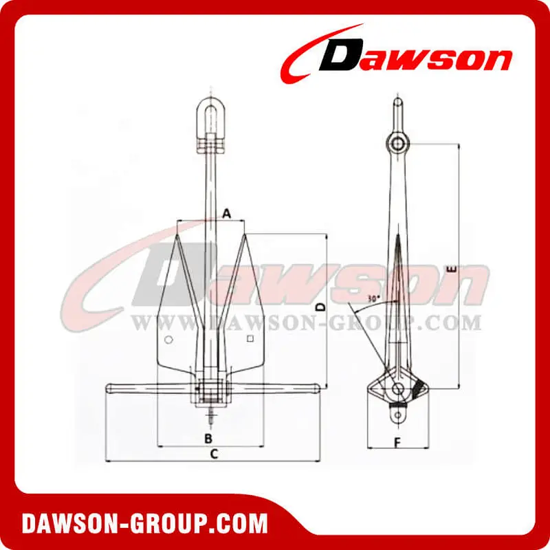 Danforth HHP Anchor / Danforth High Holding Power Anchor