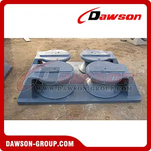 Double cast roller chock