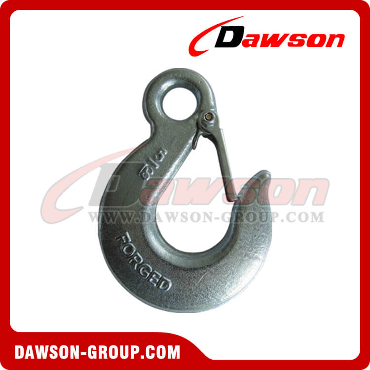 DS128 A324 G70 Grade 70 Forged Alloy Steel Eye Slip Hook, H324 G43 Grade 43 Forged Eye Slip Hook with Latch - Dawson Group Ltd. - China Manufacturer, Factory, Supplier