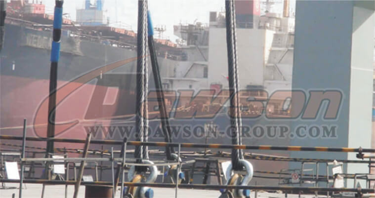 Applicatio of Forged Alloy Bow Shackles with Round Pin - Dawson Group Ltd. - China Manufacturer, Factory, Supplier