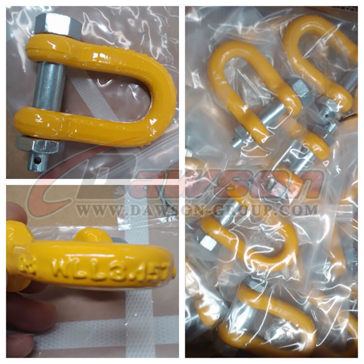 DS049 G80 Bolt Type Dee Shackle, Chain Shackle with Bolt for Lifting - Dawson Group Ltd. - China Manufacturer