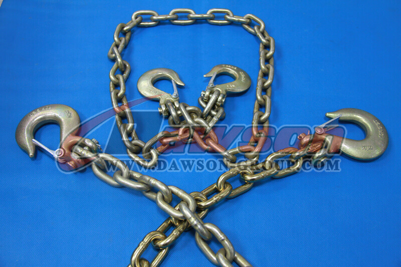 G70 Trailer Safety Chains Assembly with Slip Clevis Hook & Latch on Each End - Dawson Group Ltd. - Manufacturer, Factory, Supplier, China