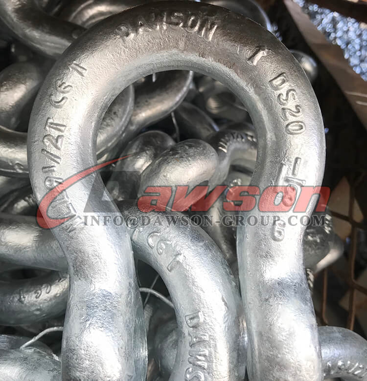 Dawson Brand Hot Dip Galvanized US Type Bow Shackle with Screw Pin - Dawson Group Ltd. - Supplier, China, Factory