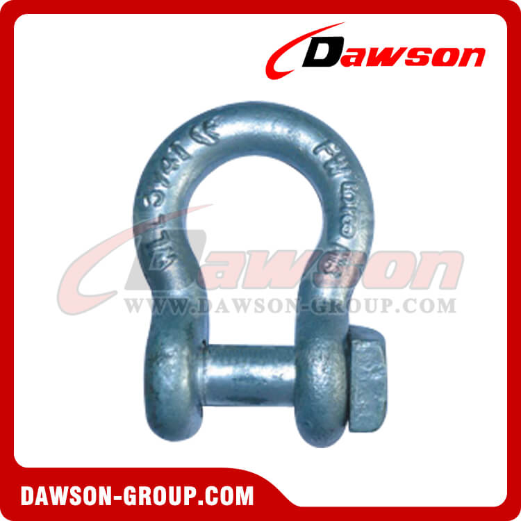 Forged Trawling Bow Shackle with Square Head Pin, Fishing Shackles - Dawson Group Ltd. - China Manufacturer, Factory, Supplier