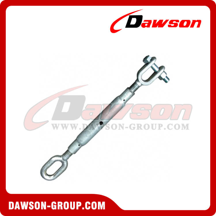Hot Dipped Galv. Rigging Screw Jaw and Eye Turnbuckle with Stud Nut - Dawson Group Ltd. - China Manufacturer, Factory, Supplier