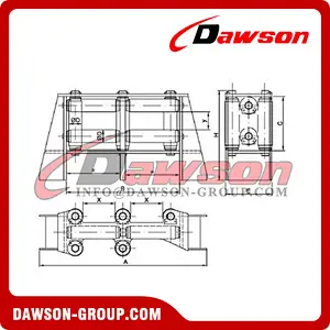 9 Rollers Fairlead