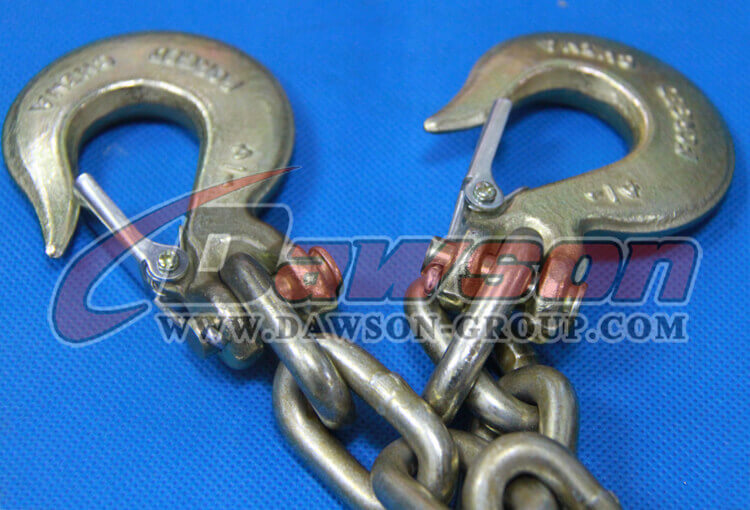 G70 Trailer Safety Chains Assembly with Slip Clevis Hook & Latch on Each End - Dawson Group Ltd. - China Manufacturer, Supplier