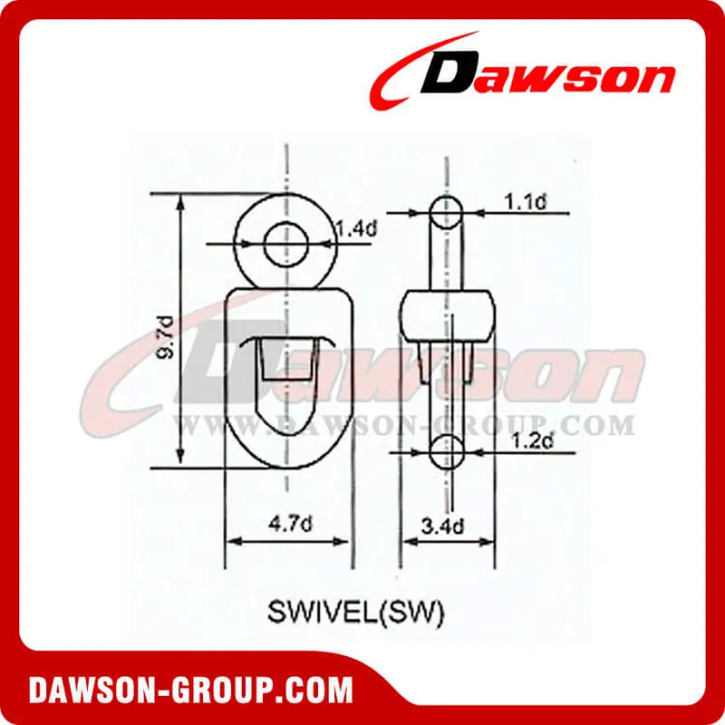 Swivel Link for Marine & Ship Anchor Chain