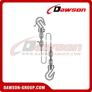 USA Standard Chain Assembly With Clevis Hooks Each End