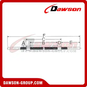 US Type Drop Forged Turnbuckle Stub End