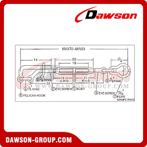 Deck Lashing Turnbuckles
