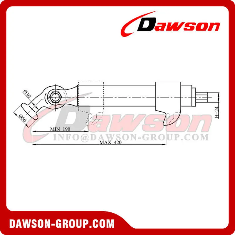 Speed Lashing Turnbuckle with Elephant Foot, Chain Quick Lash