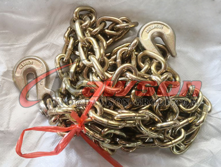 USA Standard Chain Assembly With Clevis Hooks Each End - Dawson Group Ltd. - Manufacturer, Factory, Supplier, China
