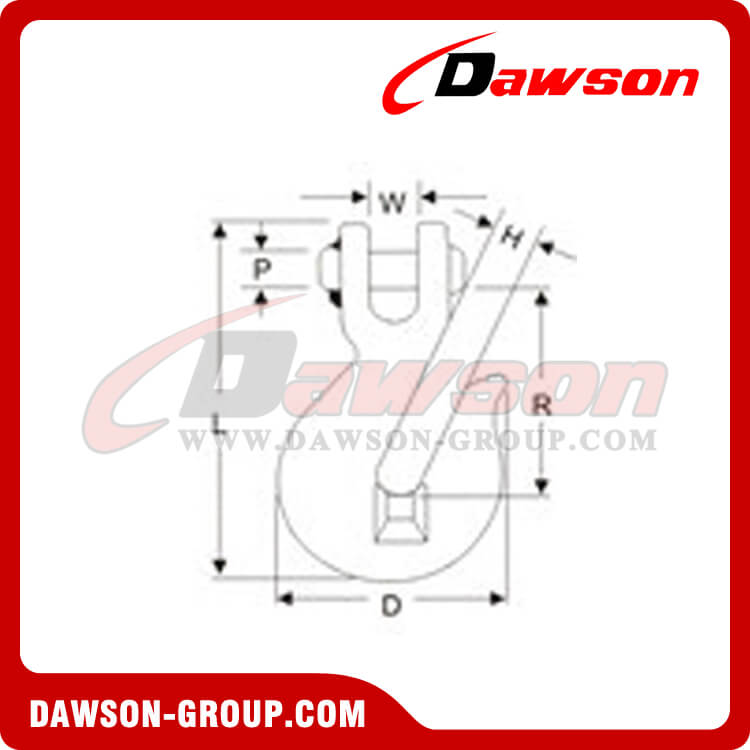 Australian Standard G70 Grade 70 Clevis Grab Hook - Dawson Group Ltd. - China Manufacturer, Factory