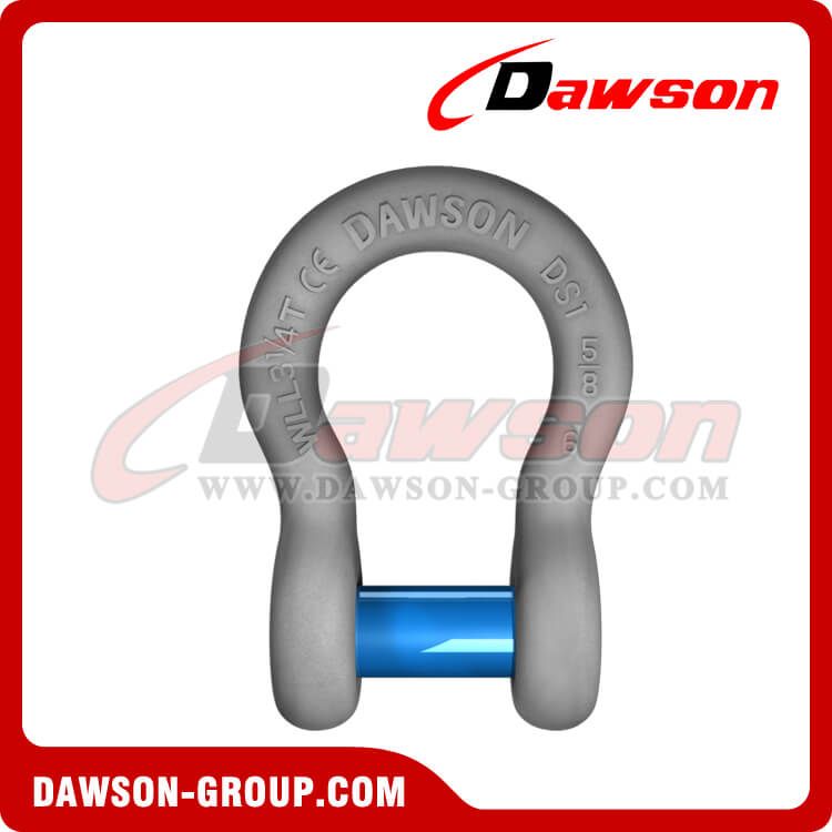 US Type Forged Trawling Bow Shackle with Sunken Pin, S6 Anchor Shackle Square Sunken Hole Pin - Dawson Group Ltd. - China Supplier