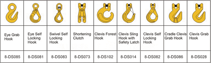 Grade 80 Lifting Chain Slings with Eye Grab Hook - Dawson Group Ltd. - China Manufacturer, Supplier, Factory