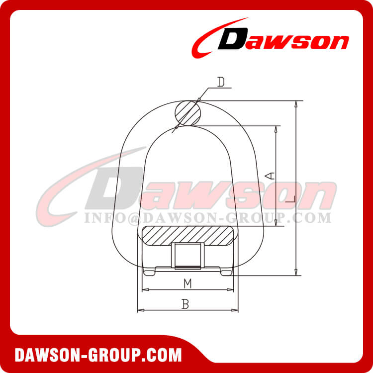 DS321 G80 Forged Super Alloy Steel D Ring with Spring - Dawson Group Ltd. - China Manufacturer, Factory, Supplier