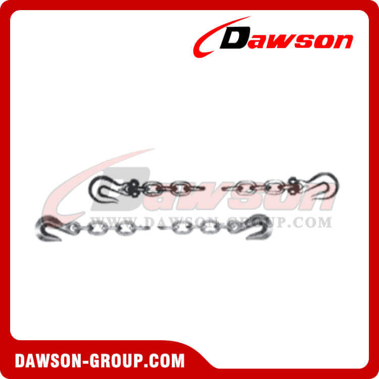 G70 Trailer Safety Chains Assembly with Slip Clevis Hook & Latch on Each End - Dawson Group Ltd. - China Manufacturer, Factory, Supplier