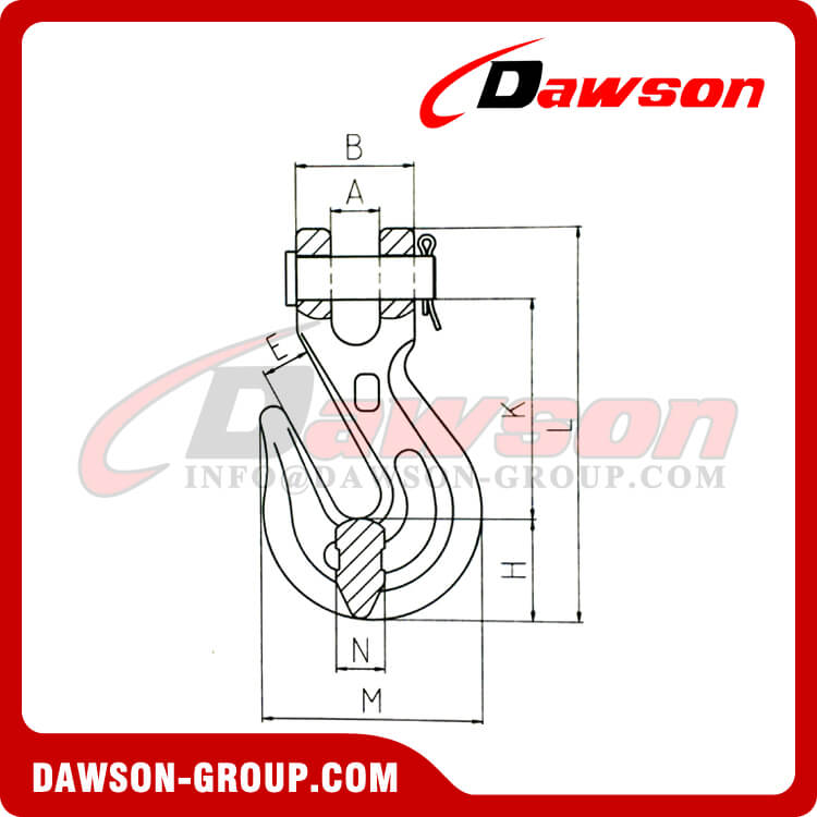 DS123 A-330 G70 Grade 70 Forged Clevis Grab Hook for Lashing, H-330 G43 Grade 43 Clevis Grab Hooks - Dawson Group Ltd. - China Manufacturer, Factory
