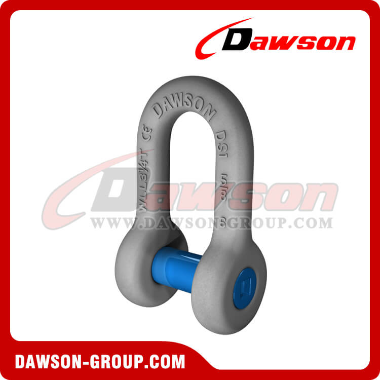US Type Forged Trawling Dee Shackle with Sunken Pin, S6 Dee Shackle Sunken Head Pin - Dawson Group Ltd. - China