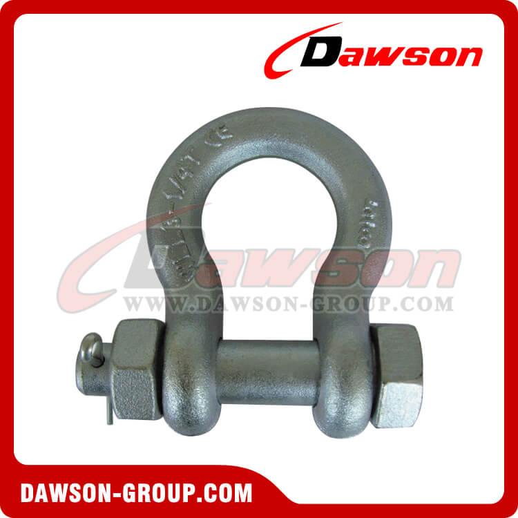 DS362 High Strength Bolt Type Bow Shackle - Dawson Group Ltd. - China Manufacturer, Factory, Supplier
