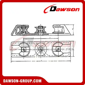 CBT 38~1999 three roller chock