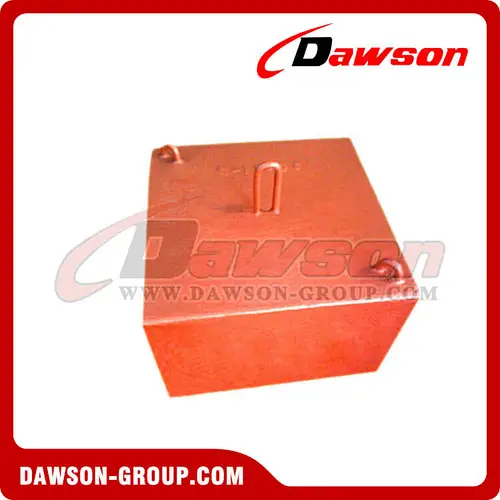 Orange Concrete Sinker for Offshore Platform / Mooring System