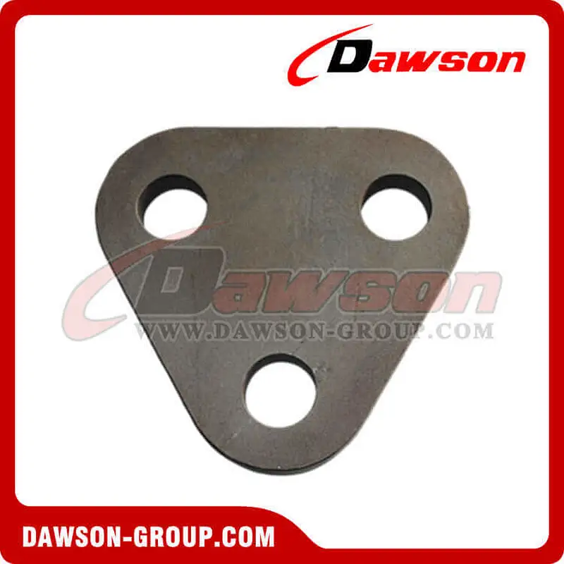 High Tensile Steel Three Hole Triangle Plate, Mooring Plate