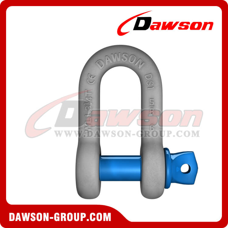 Dawson Brand Hot Dip Galvanized US Type Chain Shackle with Screw Pin, High Strength S6 Screw Pin Dee Shackle - Dawson Group Ltd. - China Manufacturer, Factory, Supplier
