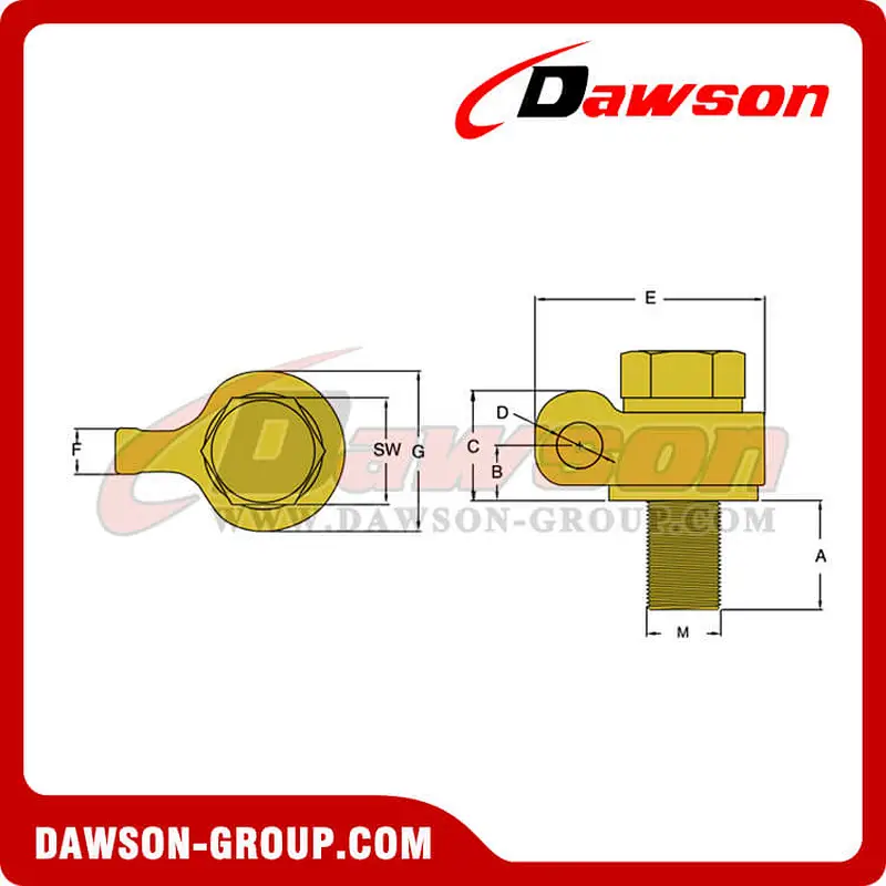 G80 Heavy Duty Swivel Hoist Ring
