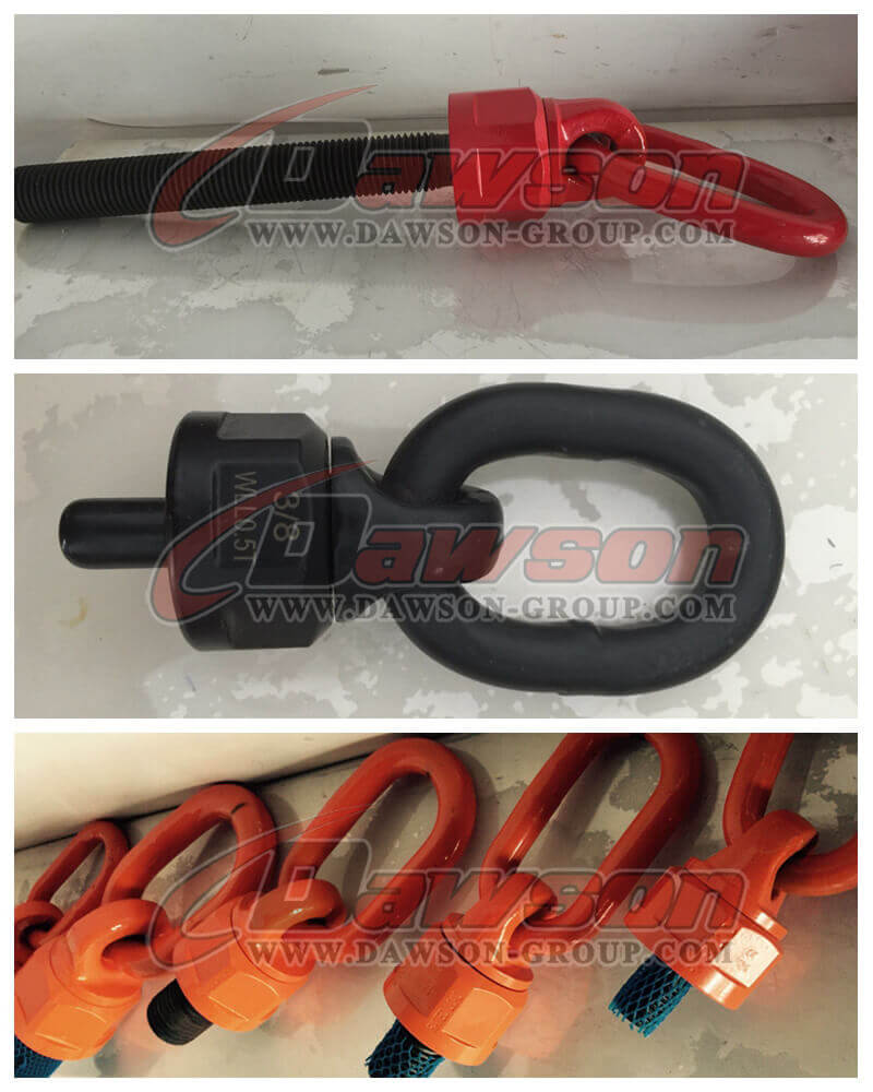 Metric Thread and UNC Thread Type G80 Swivel Hoist Ring - Dawson Group Ltd. - Supplier
