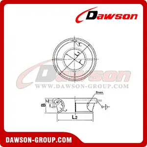 Marine Bulwark Mounted Chock