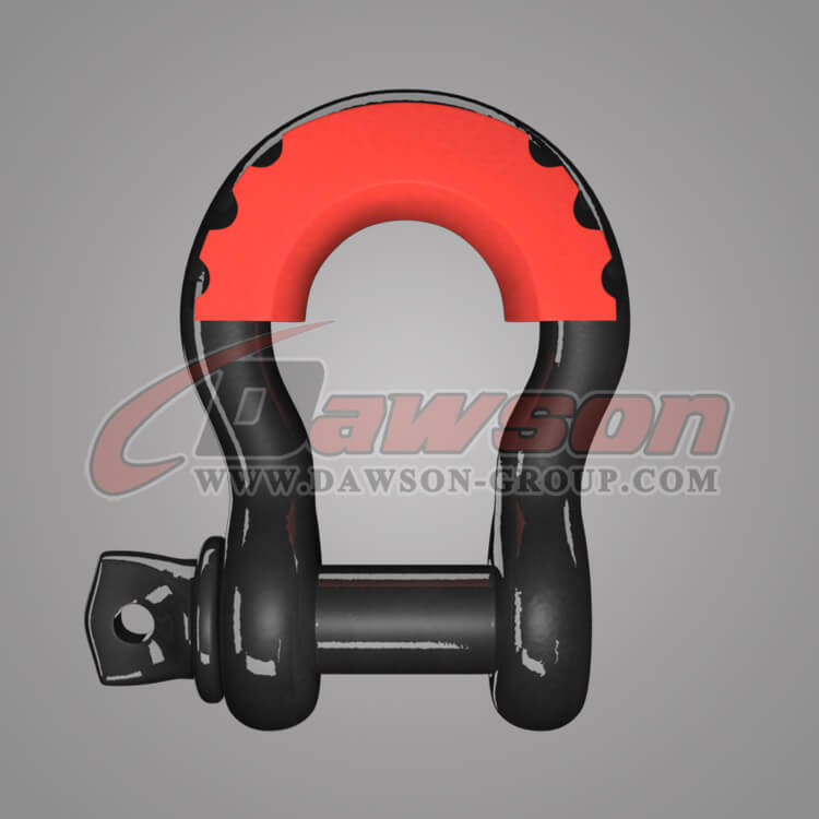 Dawson Drop Forged Bow Shackle with PU Protection for Towing & Recovery Strap - Dawson Group Ltd. - Manufacturer, Factory, Supplier