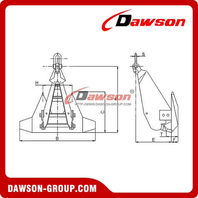 HHP Anchors, High Holding Power Anchor for Marine