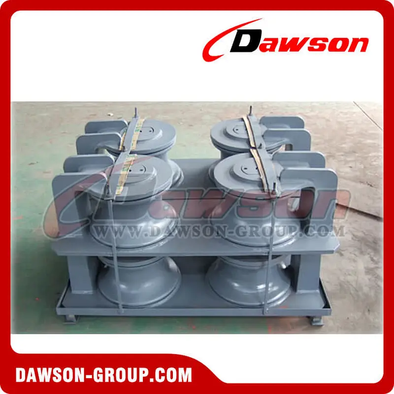 Double cast roller chock