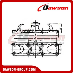 CB*39-66 Single Roller Chock