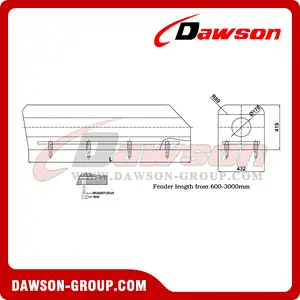 Square Rubber Fender