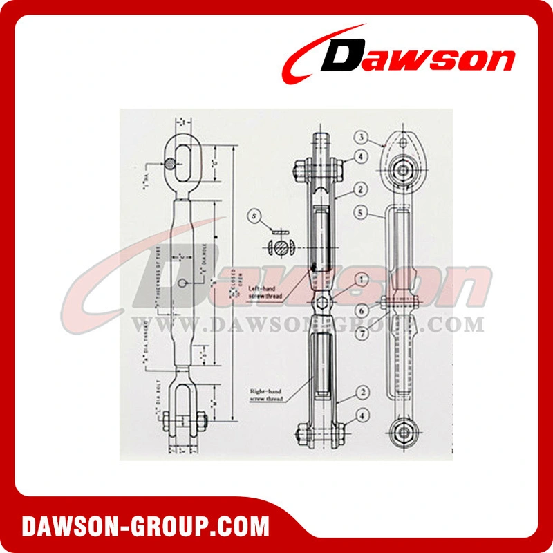 Japan Rigging Screw JIS-F3430-1977