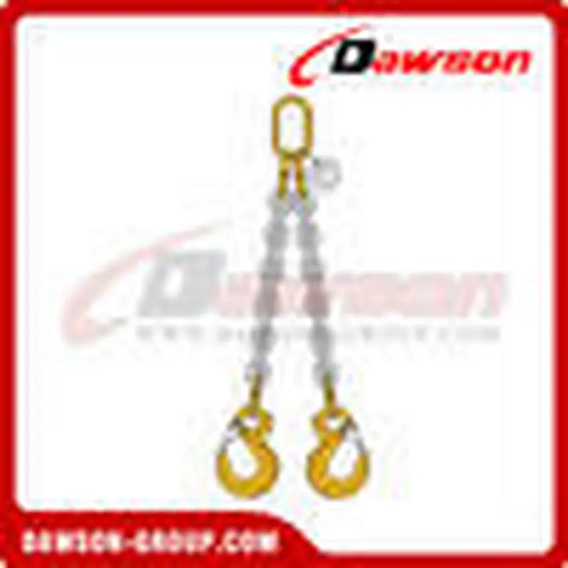 Grade 80 Double Leg Chain Sling, G80 Double Leg Chain Sling for Lifting & Lashing