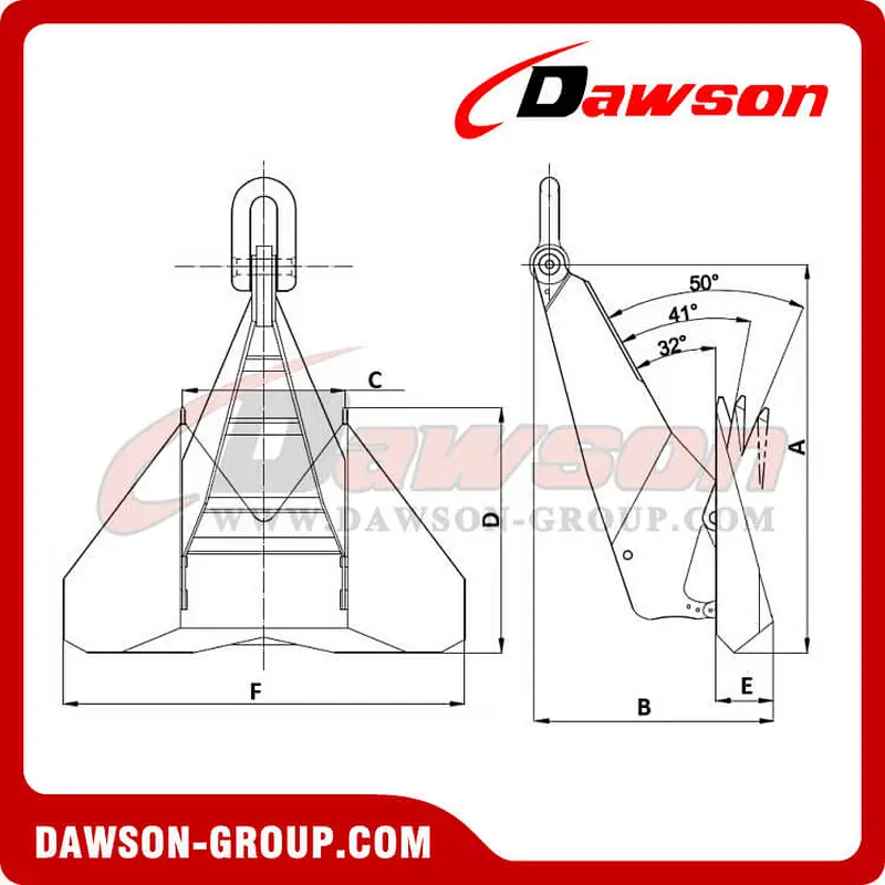 MK6 Bruce HHP Anchor / Bruce High Holding Power Anchor