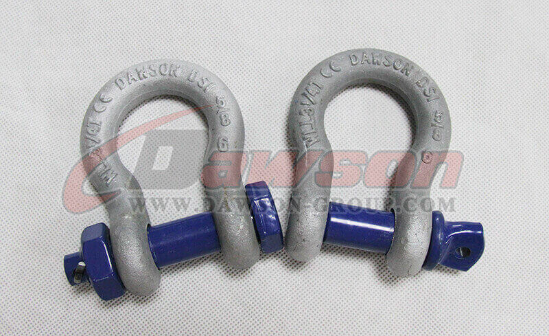 US Type Forged Alloy Screw Pin Anchor Shackle, High Strength S6 Bow Shackle - Dawson Group Ltd. - China Manufacturer