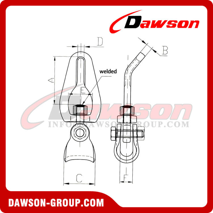 DS478 Grade 80 Swivel Connector For Forestry Logging - Dawson Group Ltd. - China Manufacturer, Factory
