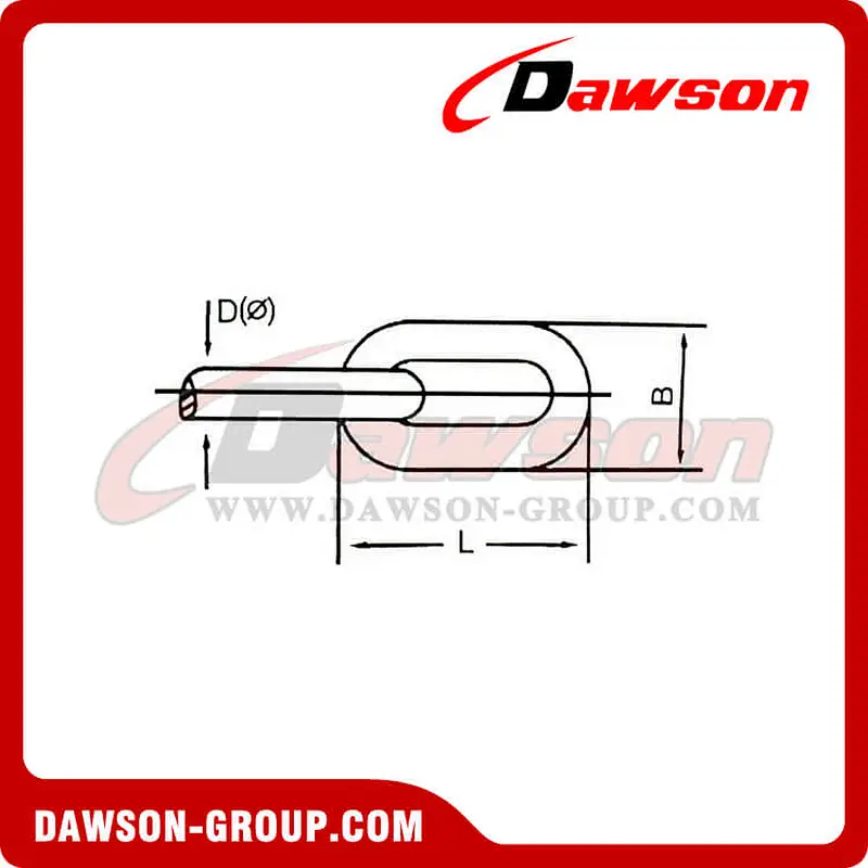 Marine Open Link Anchor Chain for Offshore Mooring