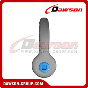 US Type Forged Trawling Bow Shackle with Sunken Pin, S6 Anchor Shackle Square Sunken Hole Pin